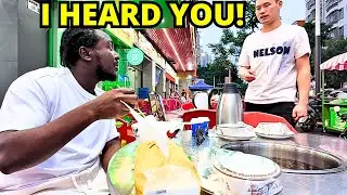 Back in China! I shocked this Chinese man again at his Restaurant by speaking fluent Chinese?!
