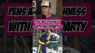 The Penguins added some grit to the line up with Rutger McGroarty 💪 Presented by #pinkwhitney