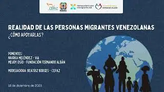 Realidad de las personas migrantes venezolanas