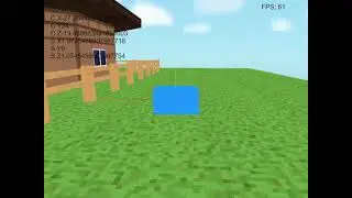 Working on a simple third-person perspective example. [ 3D extension for GDevelop ]