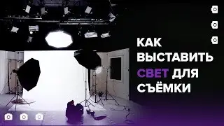 Свет для съёмки фото и видео | Популярные схемы расстановки