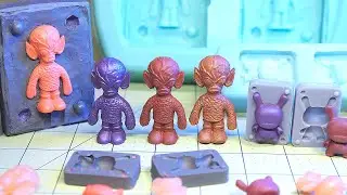 DIY Hard Molds - Simple Injection Molding, Push Molds - Resin and Silicone