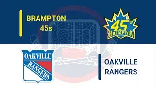 Game #6 - Brampton 45s A U11 Vs Oakville Rangers 24 Nov 2021 | Match replay #icehockey