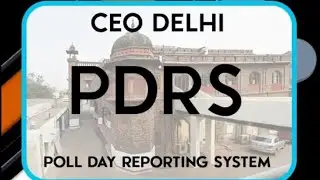 PDRS App | Polling Day Reporting System | Sector officer