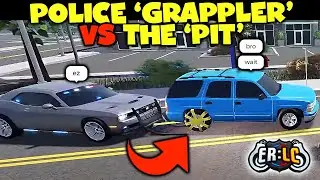Police 'GRAPPLER' VS 'The PIT'! Which is better to STOP vehicles? | ERLC ROBLOX