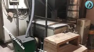 Термомасляный котёл с пеллетной горелкой АРВ