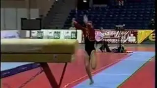 Laura Martinez - 2001 European Team Championships Prelims Vault