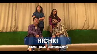 Hitchki | Tanushree Dutta | Akash Kale Dance Choreography ft. Amruta Narayan | QmusicDance