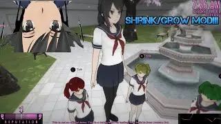 Growing and Shrinking and Glitches OH MY! Yandere Simulator MODDED + AGDQ