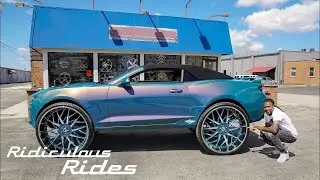 Custom Chevrolet Camaro with huge 32 inch INSane wheels | RIDICULOUS RIDES