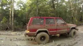 Jeep cherokee at Down South offroad park