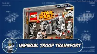 Обзор LEGO Star Wars 75078 Imperial Troop Transport (Транспорт Имперских Войск)