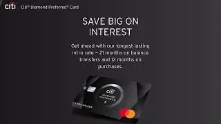 2 Good Balance Transfer Credit Cards With Citi Bank  Citi Simplicity & Citi Diamond Preferred