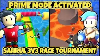Prime🔥Mode Activated In @SahrulRajuan 3v3 Race Tournament No Emotes 😎