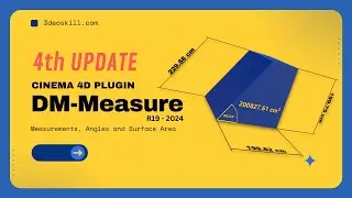Cinema 4D Plugin - DM Measure 2024.2 4th Update - Render Measurements and Angles