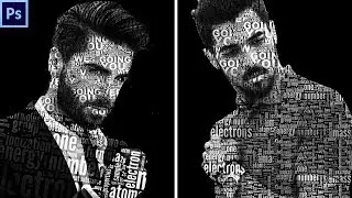 Photoshop Tutorial: How to Create a Powerful Text Portrait from a Photo