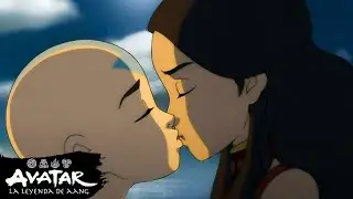 Aang besa a Katara en la isla Ember 😘 | Escena completa | Avatar: La Leyenda de Aang