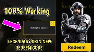 Legendary Skin Working Redeem code codm 2024 | cod Mobile Redeem code | Garena codm Redeem code