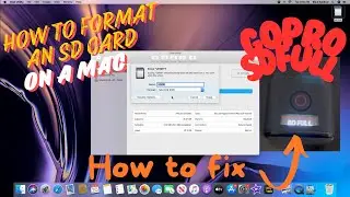 How to format an sd card on a Mac | Gopro hero session 4 sd full