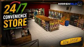 24/7 Vinewood Plaza Supermarket [GTA 5 MLO by MarshMLO]