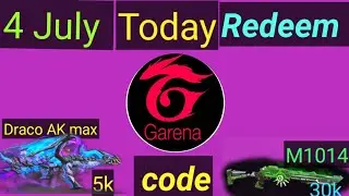 Today new redeem code for garena  free fire