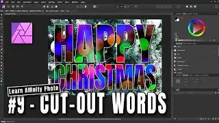 Learn Affinity Photo #9 - Cut-out words
