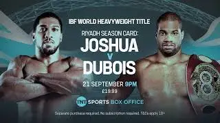 Anthony Josuah VS Daniel Dubois (TV Spot)