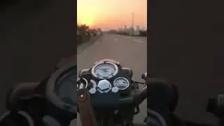 Taki road with Royal Enfield at sunset.❤️ #foryou #takiroad #royalenfield #sunset