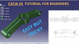 catia v5 tutorial | catia v5 practice for beginner |catia v5 part design|catia v5 tutorial in hindi|