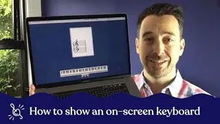 Using Classroom Maestro to Show On-Screen Keyboard