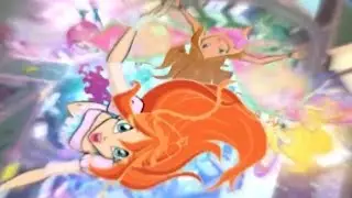 The girls fly up into the Gardenia sky | Winx Club Clip
