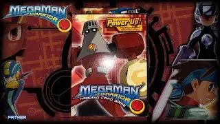 Mega Man NT Warrior TCG Power Up! Torch Man Starter Deck Unboxing