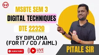 MSBTE SEM 3 - DIGITAL TECHNIQUES DTE | SY DIPLOMA
