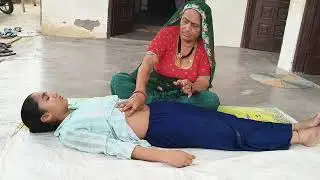 NABHI DHARAN MESSAGE VIRAL VIDEO ll DAYMA NE KIYA NABHI KA TREATMENT ll BIRAJPURA VILOGS