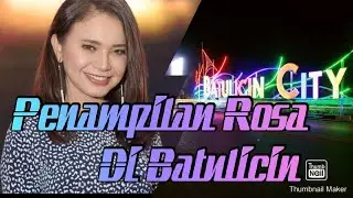rosa tampil heboh di atas pangung di batulicin