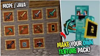 Make Your Own Texture Pack For Mcpe / Java Easy Way To Make Your Pack #minecraft