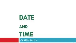 35 Power Bi Desktop - Date and Time DAX functions