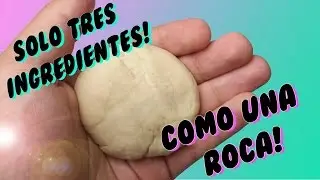 Como Hacer Masa O Plastilina Que Con El Pasar De Unas Horas Endurece, Solo 3 Ingredientes,Sin fuego🔥