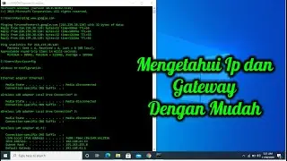 Cara mengetahui gateway dan ip sendiri