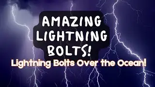 #LIGHTNING SLOW MO Watch What Happens When We Slow Down an AMAZING #LIGHTNING Bolt Over the Ocean