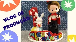 Produção de peças para secagem , finalização e organização da minha mesa de biscuit 