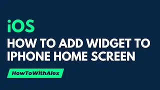 How to Add a Widget to iPhone Home Screen - Learn in 60 Seconds