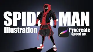 spider man no way home ( illustration ) Procreate speed art | l’m Ready |