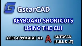 GstarCAD (and AutoCAD)  Keyboard Shortcuts including F1 Override