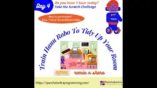 Train the Hanu Robo to Clean Up your room | Daily Scratch Challenge