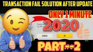 Freefire Google PlayTransaction cannot be Completed  || Freefire google play error solved 2021