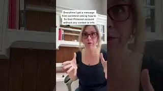 Please, please, fix my Pinterest account - How often do I hear that
