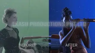 VFX Breakdown 7 | Green Screen Chroma | Girl Gang | Music Video | Cineakash Productions