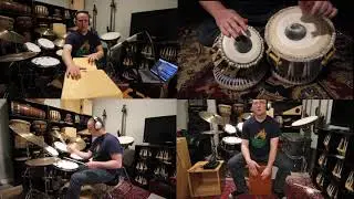 Tumbao with Tabla, Cajones, and Drumset by Andy Skellenger