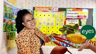FOODS FOR EYE/ LEARN Triangle/LETTER Cc/ Circle Time with Ms.Janet